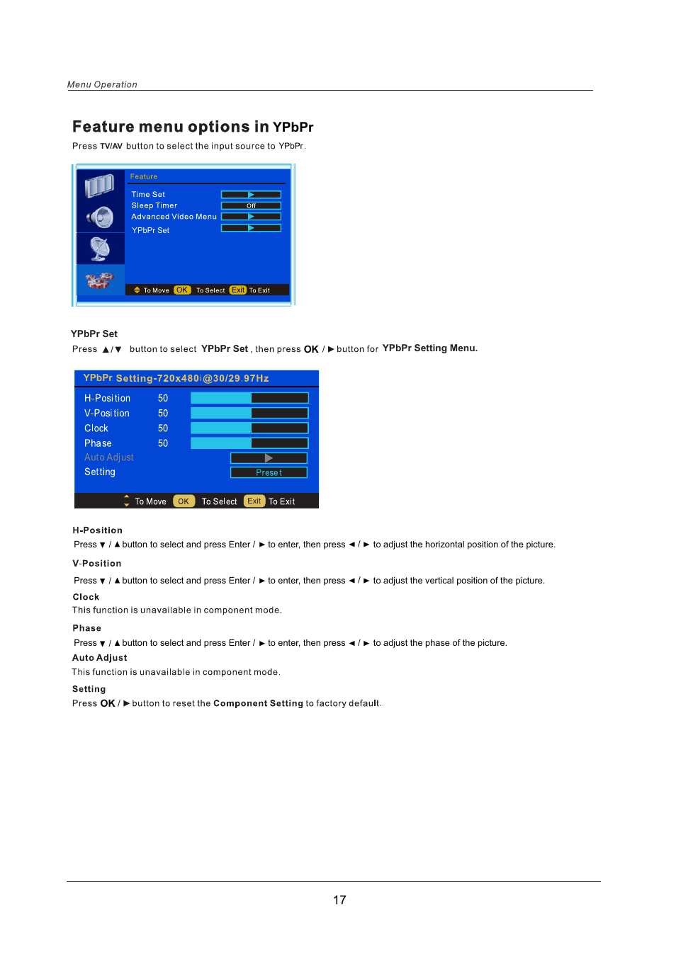 Ypbpr | Crosley C42FHDHB120 User Manual | Page 20 / 25
