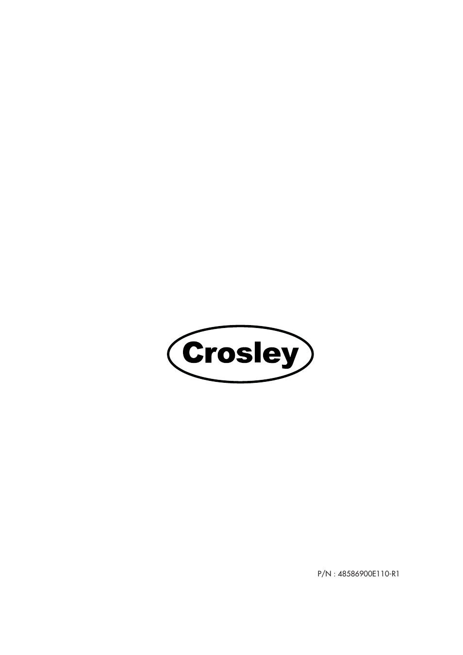 Crosley C42FHDHB120 User Manual | Page 25 / 25
