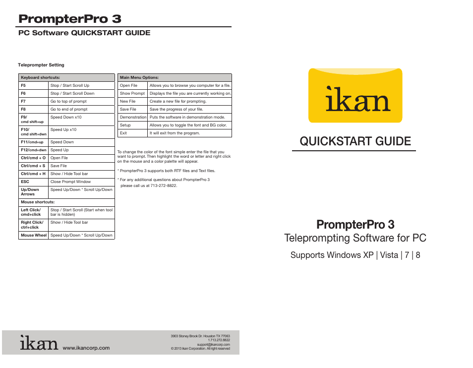 ikan PP 3.0 for PC User Manual | 2 pages