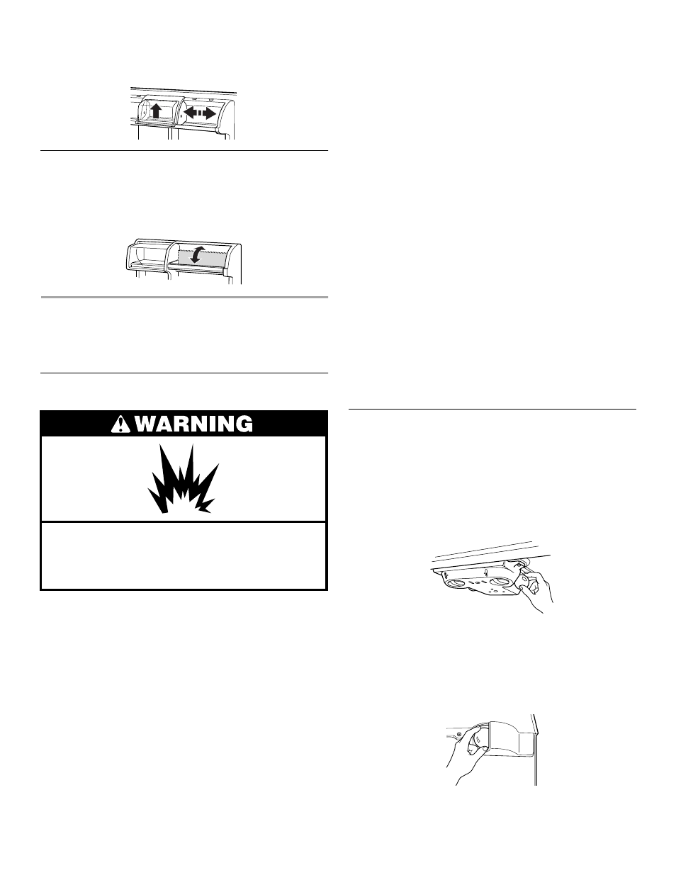 Caring for your refrigerator, Flip-up door shelf, Cleaning your refrigerator | Changing the light bulbs, On some models) | Crosley 2212430 User Manual | Page 16 / 20