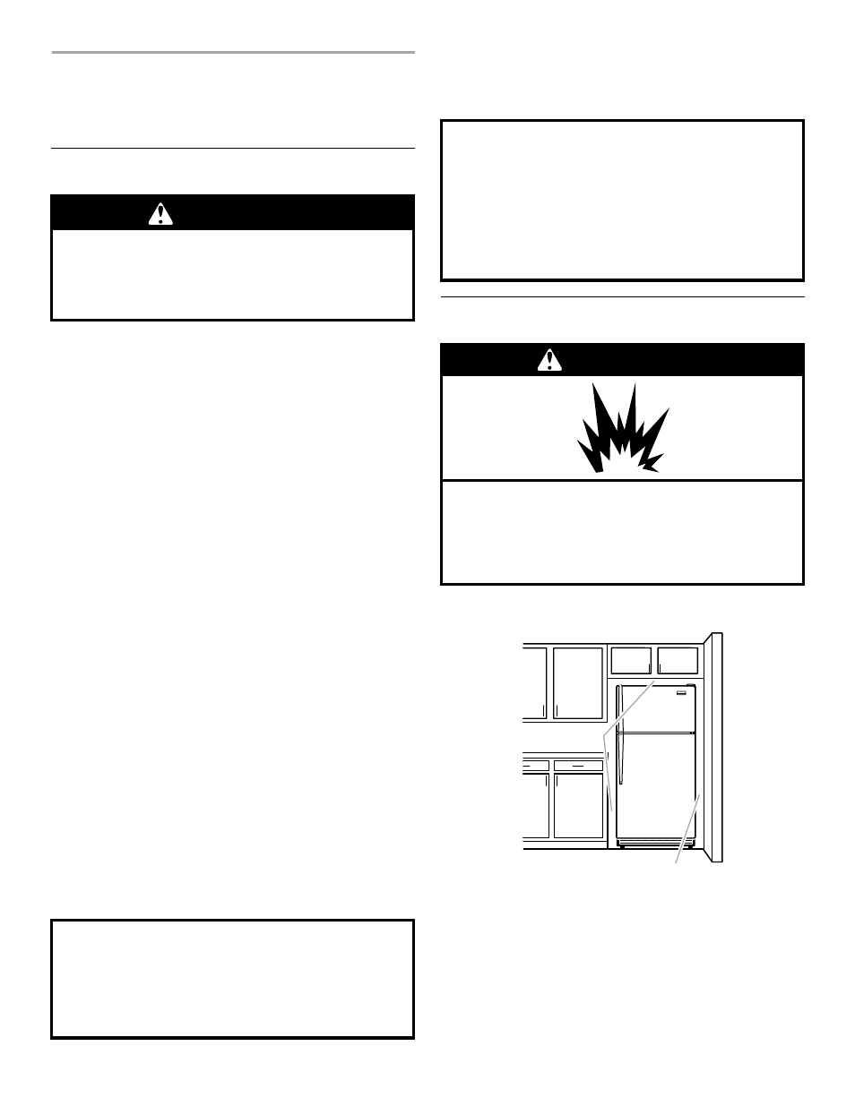 Installing your refrigerator, Unpacking your refrigerator, Space requirements | Warning | Crosley 2212430 User Manual | Page 4 / 20