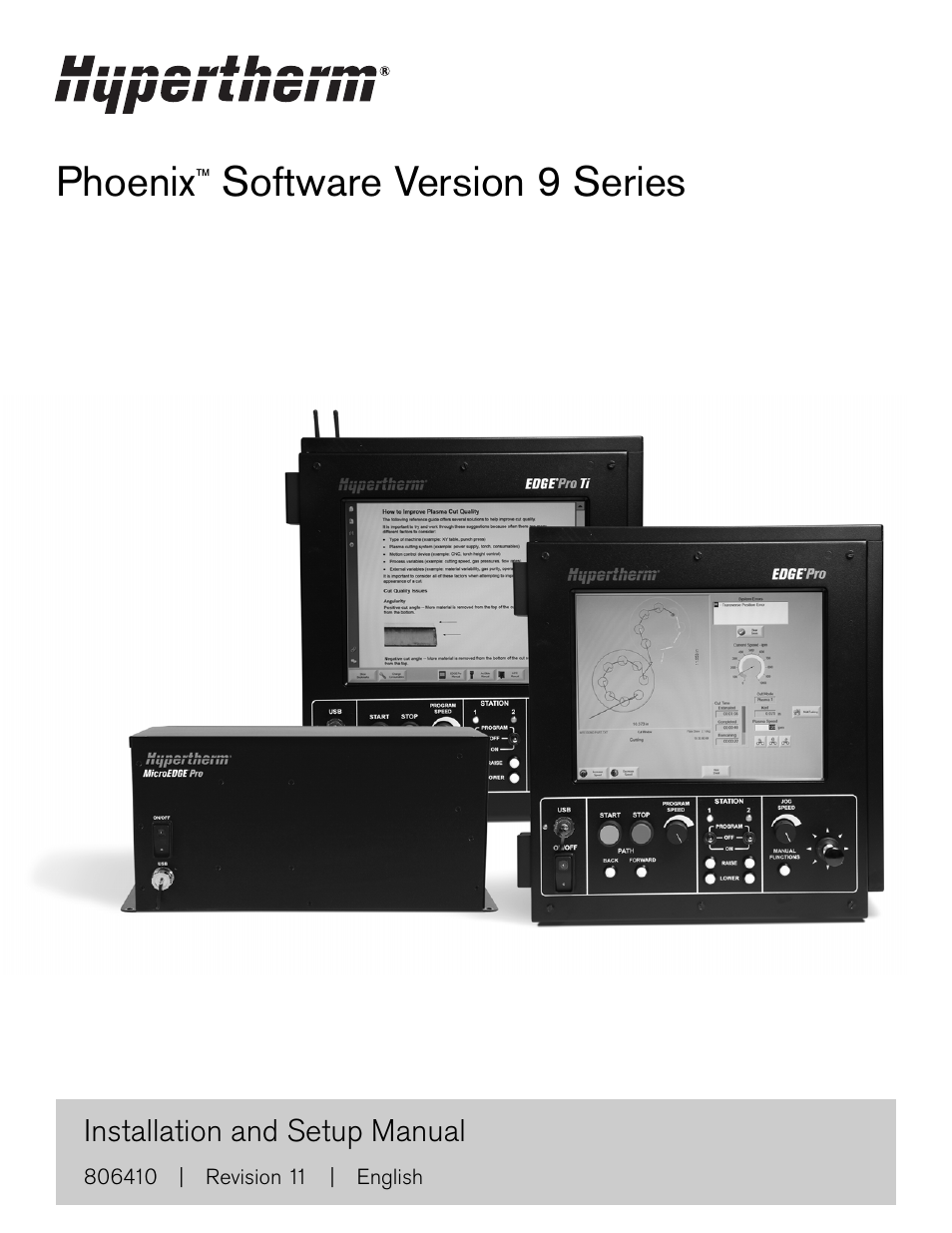 Hypertherm V9 Series Phoenix Rev.11 User Manual | 294 pages