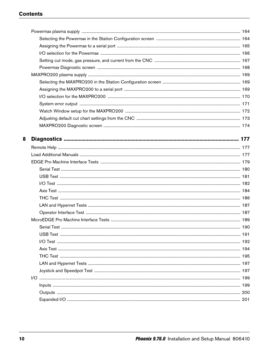 Hypertherm V9 Series Phoenix Rev.11 User Manual | Page 10 / 294