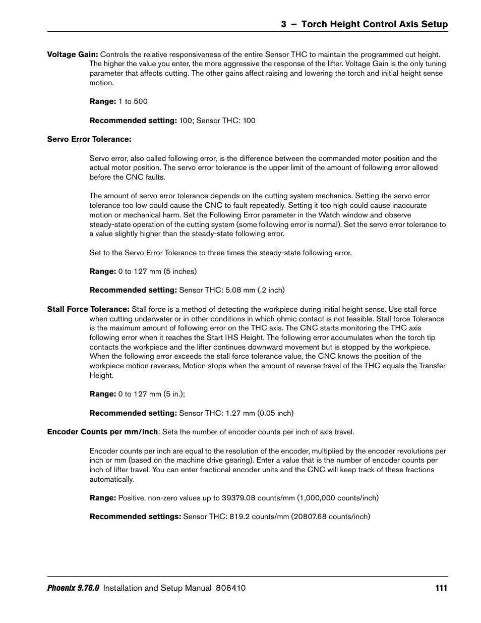 Hypertherm V9 Series Phoenix Rev.11 User Manual | Page 111 / 294