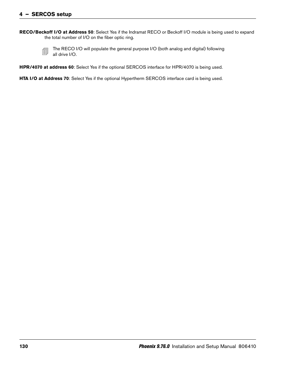 Hypertherm V9 Series Phoenix Rev.11 User Manual | Page 130 / 294