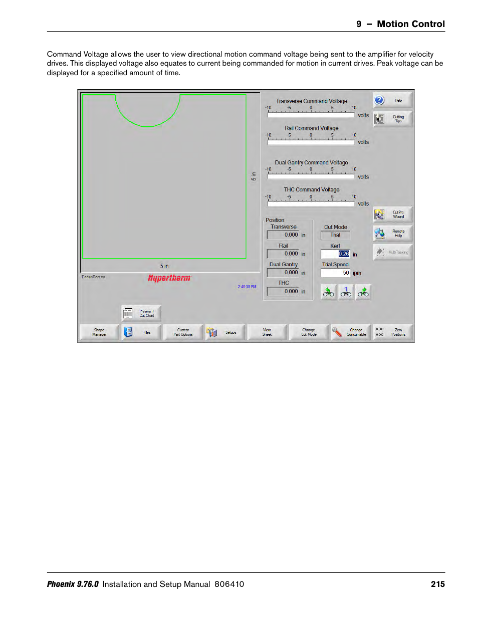 Hypertherm V9 Series Phoenix Rev.11 User Manual | Page 215 / 294