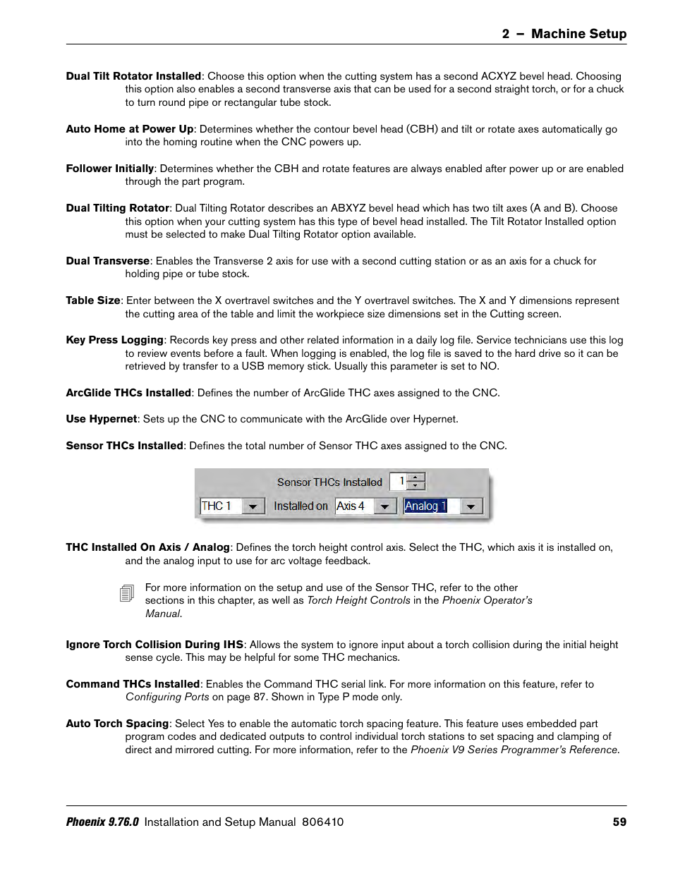 Hypertherm V9 Series Phoenix Rev.11 User Manual | Page 59 / 294