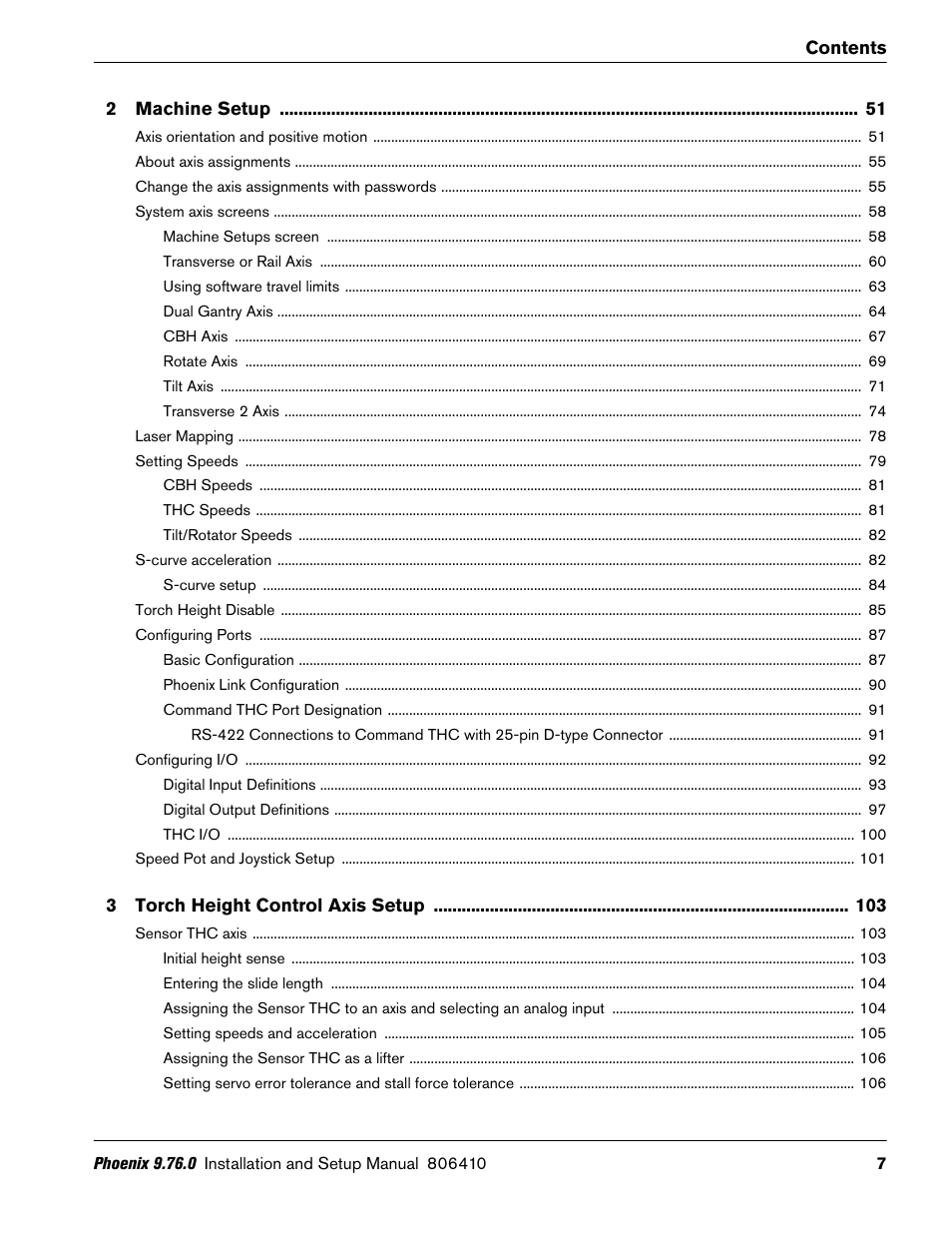 Hypertherm V9 Series Phoenix Rev.11 User Manual | Page 7 / 294
