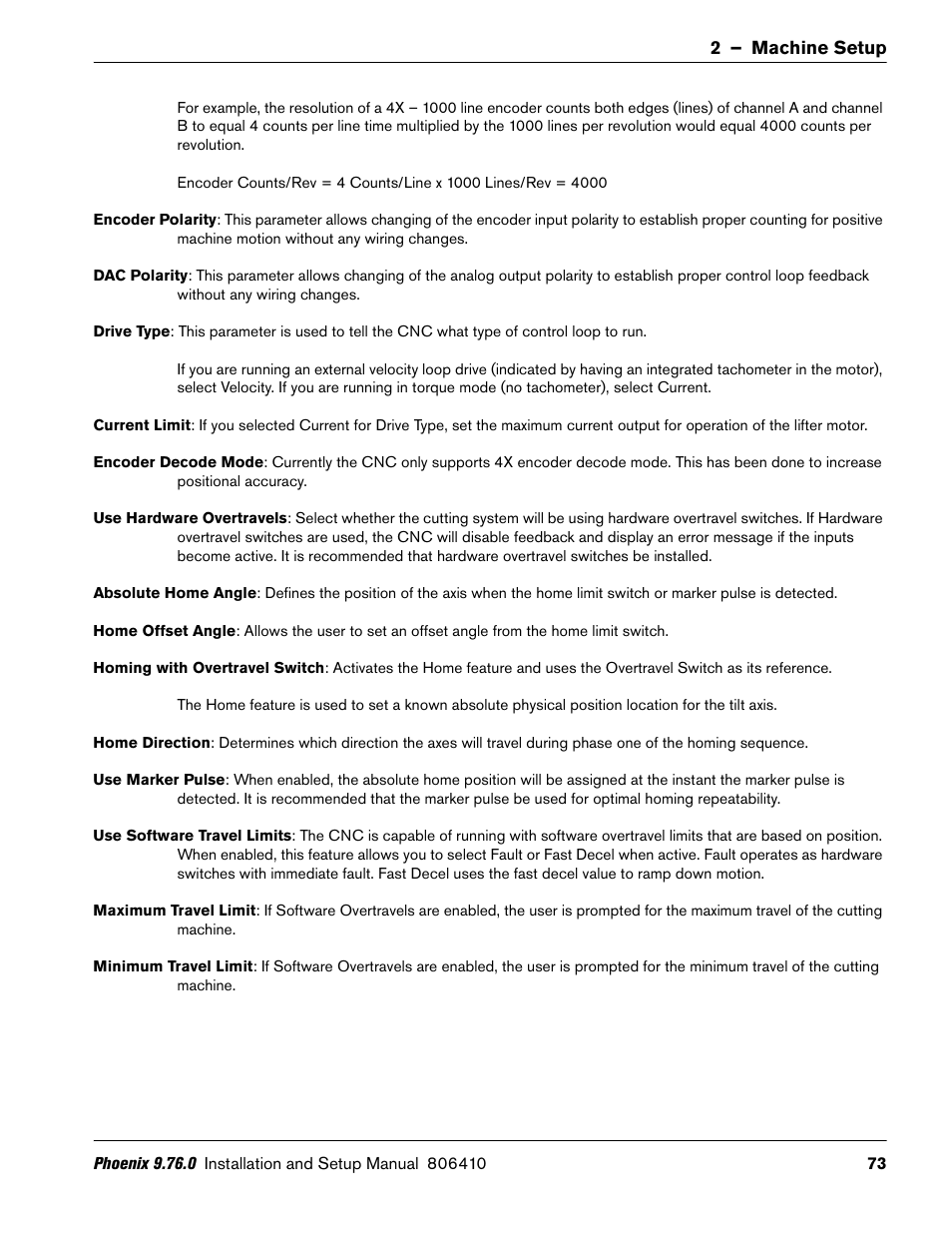 Hypertherm V9 Series Phoenix Rev.11 User Manual | Page 73 / 294