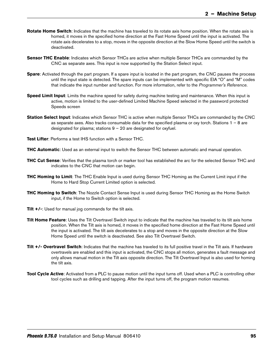 Hypertherm V9 Series Phoenix Rev.11 User Manual | Page 95 / 294