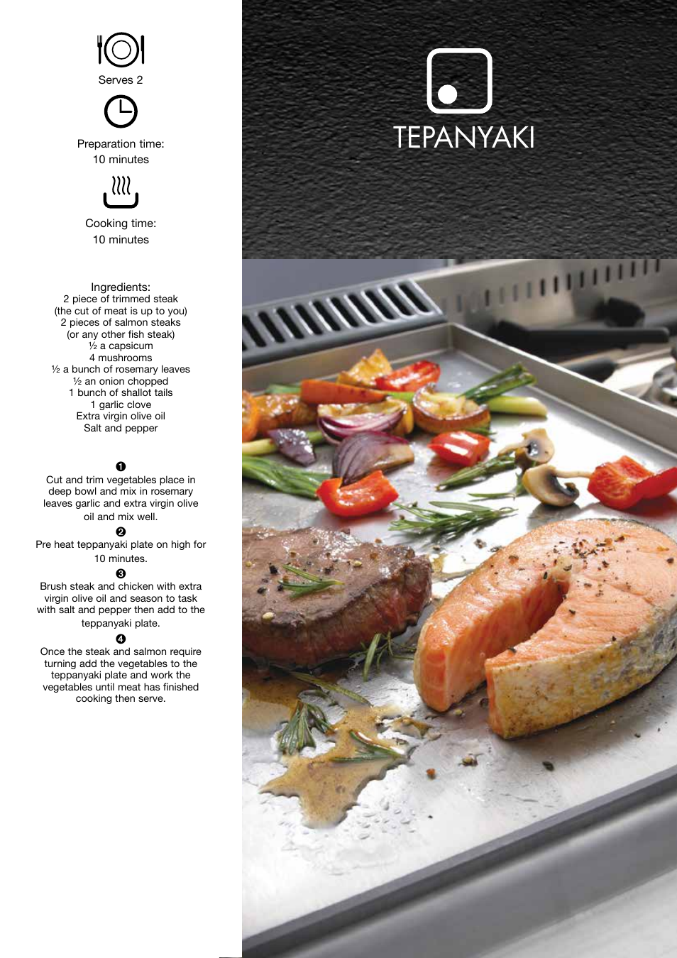 Tepanyaki | ilve Built-in Cooktop User Manual | Page 31 / 40