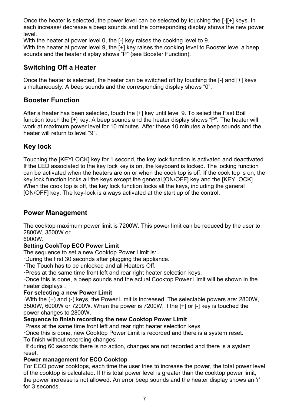 ilve KHVI60TC User Manual | Page 7 / 12