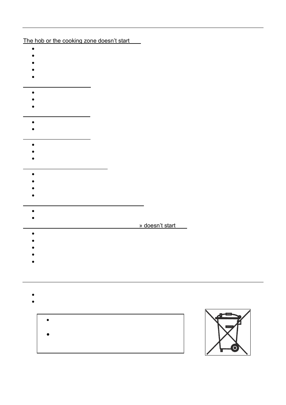 What to do in case of a problem, Environment preservation | ilve HVI90TC User Manual | Page 23 / 40