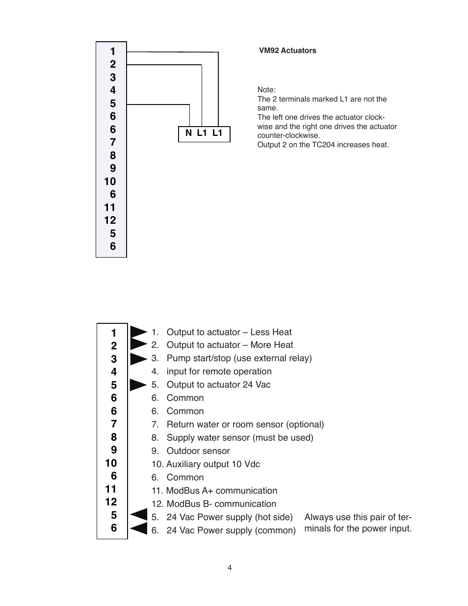 Infloor TC 204 Heating Controller User Manual | Page 4 / 12