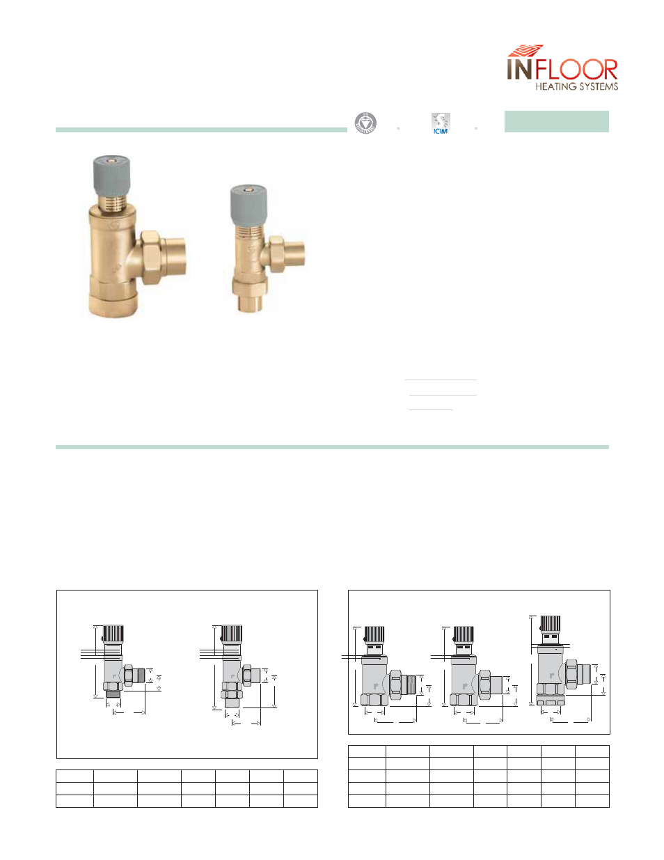 Infloor Pressure Differential by Pass 31075, 31076, 31077 User Manual | 4 pages