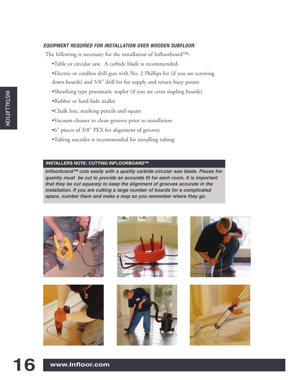 Infloor Infloorboard User Manual | Page 16 / 37