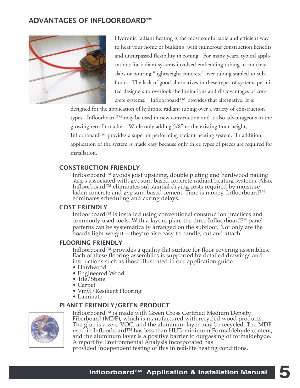Infloor Infloorboard User Manual | Page 5 / 37
