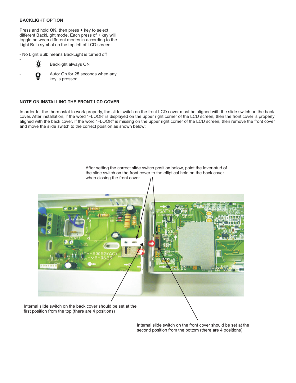 Infloor Thermostat 29060 User Manual | Page 3 / 4