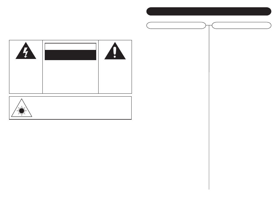 Warning, Caution, Connecting optional equipment | Specification | Crosley CR74-S User Manual | Page 3 / 7