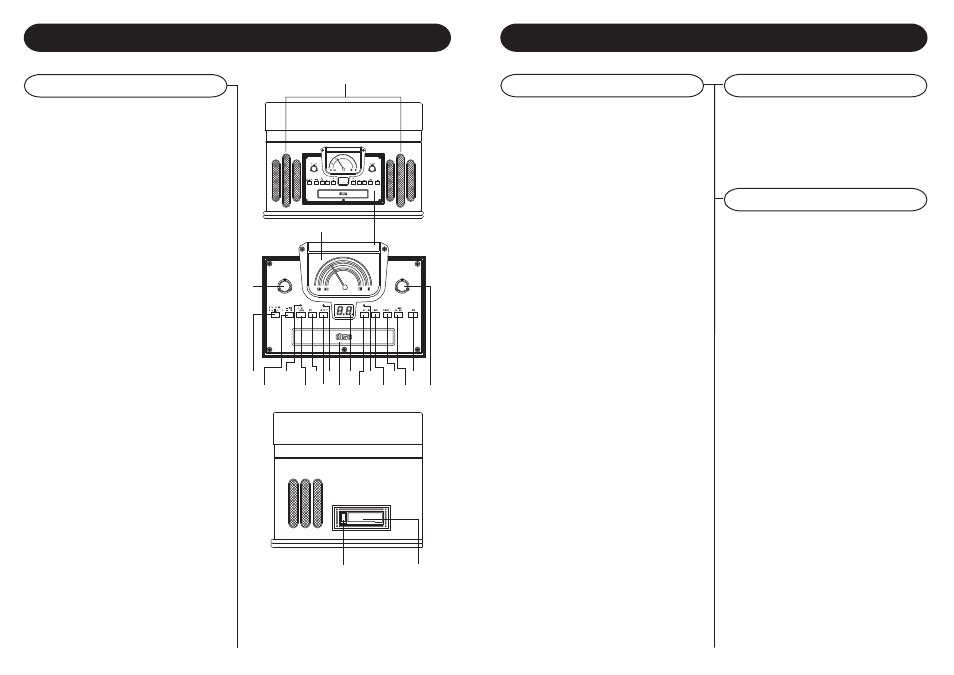 Control locators, Cd operation, Unit controls | Crosley CR74-S User Manual | Page 5 / 7