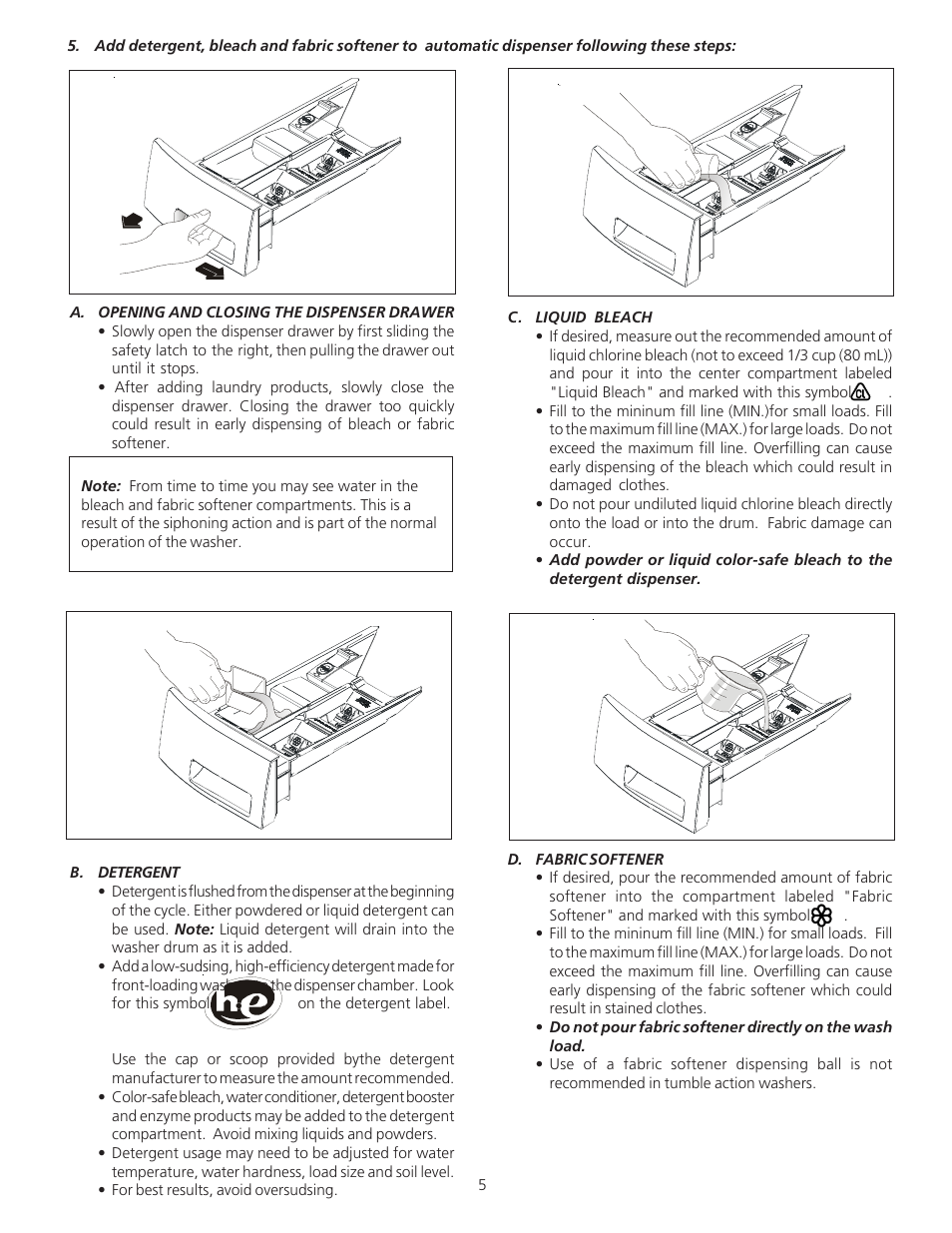English | Crosley 134874800A User Manual | Page 5 / 11