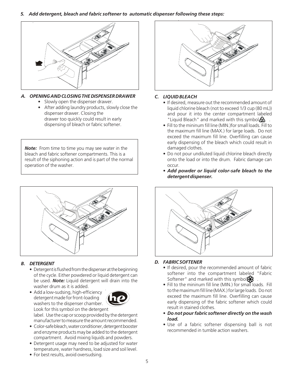 English | Crosley 134860400 User Manual | Page 5 / 11