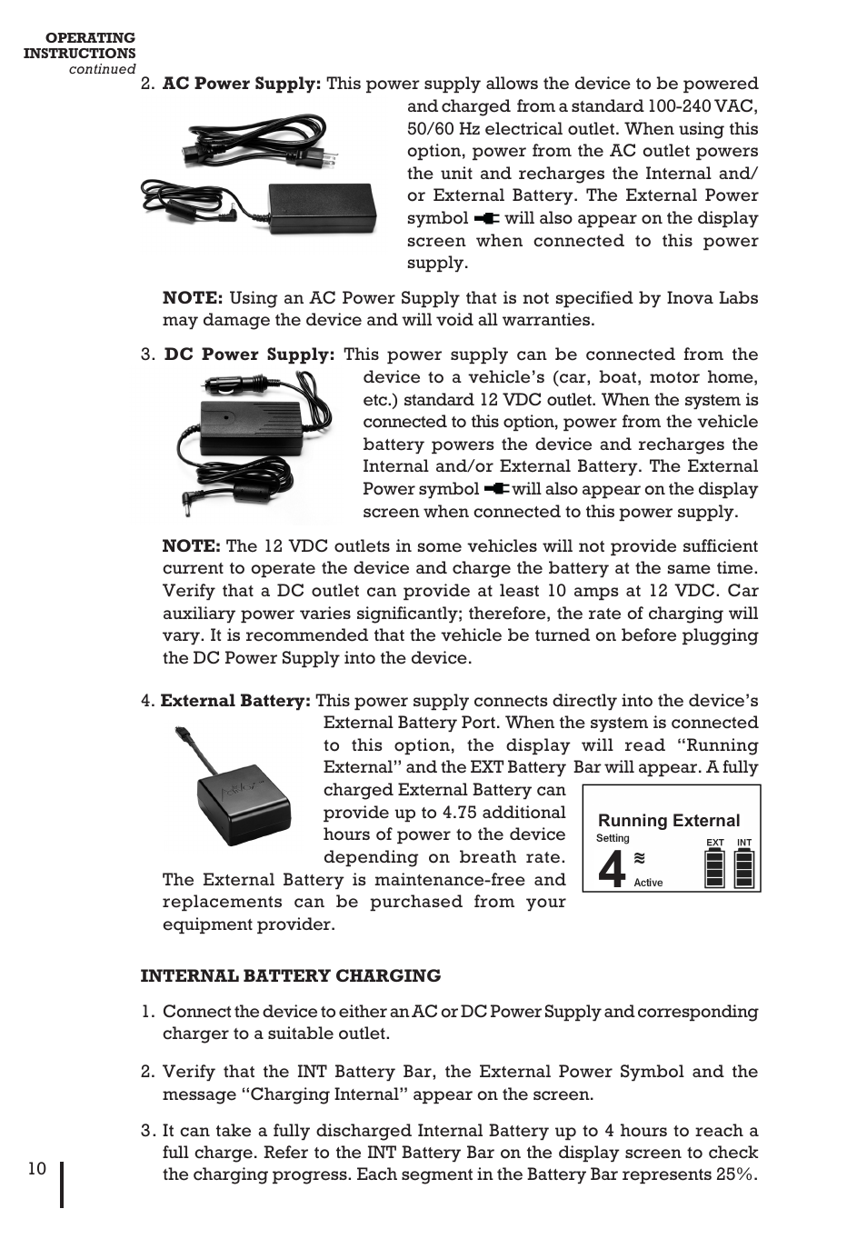 Inova Labs XYC100B-P4L User Manual | Page 12 / 32