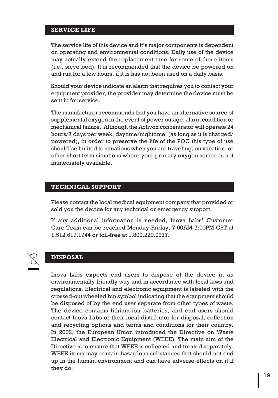 Inova Labs XYC100B-P4L User Manual | Page 21 / 32
