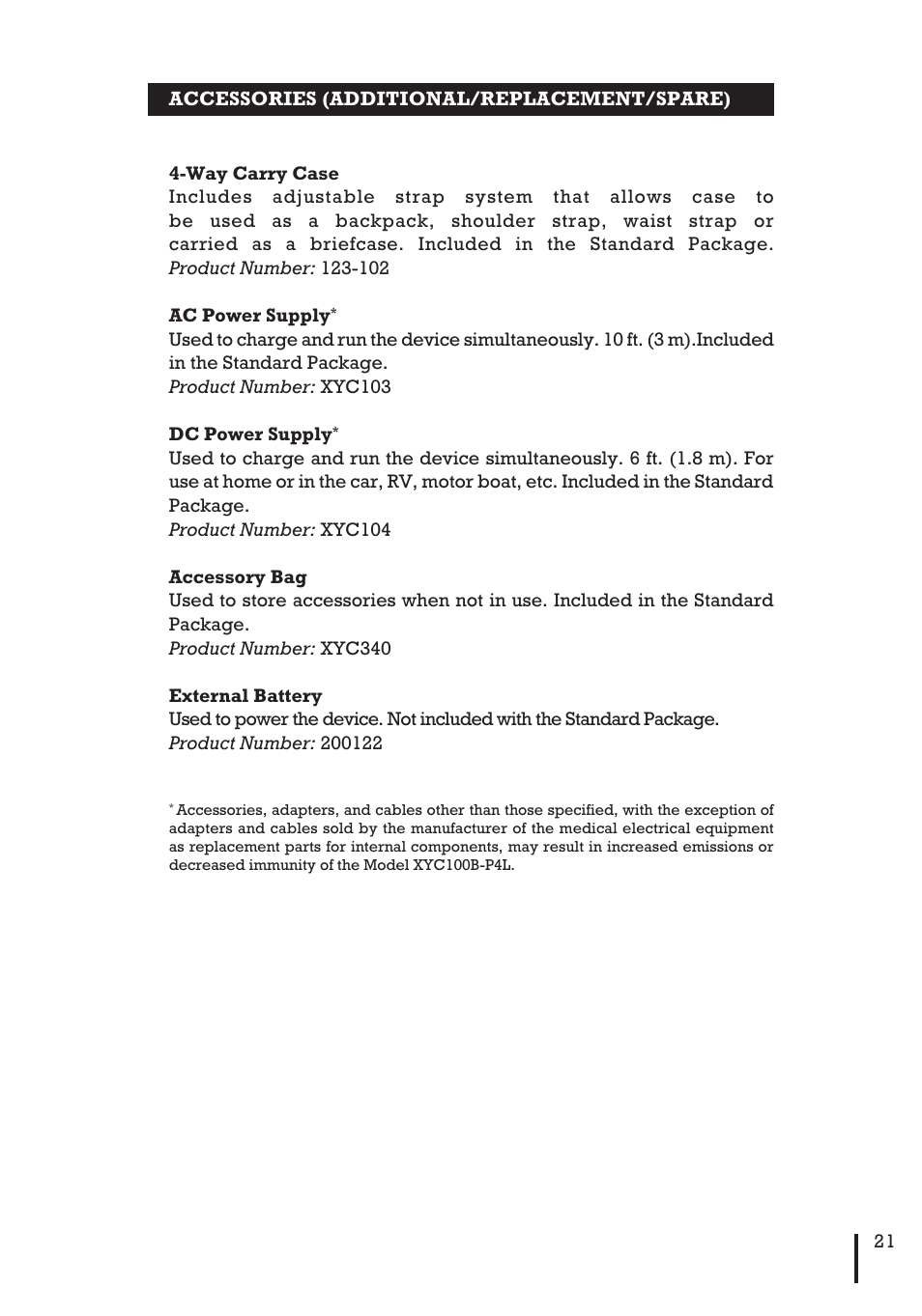 Inova Labs XYC100B-P4L User Manual | Page 23 / 32
