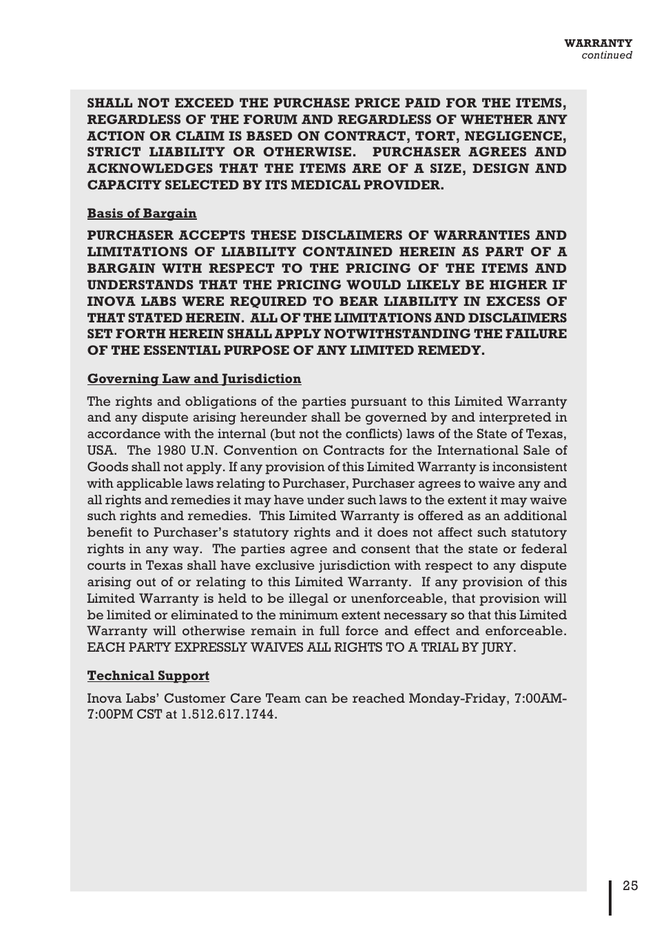 Inova Labs XYC100B-P4L User Manual | Page 27 / 32