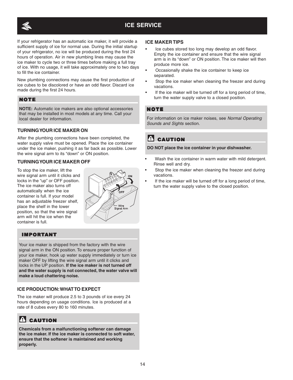 Crosley Refrigerator Top Mount User Manual | Page 14 / 58