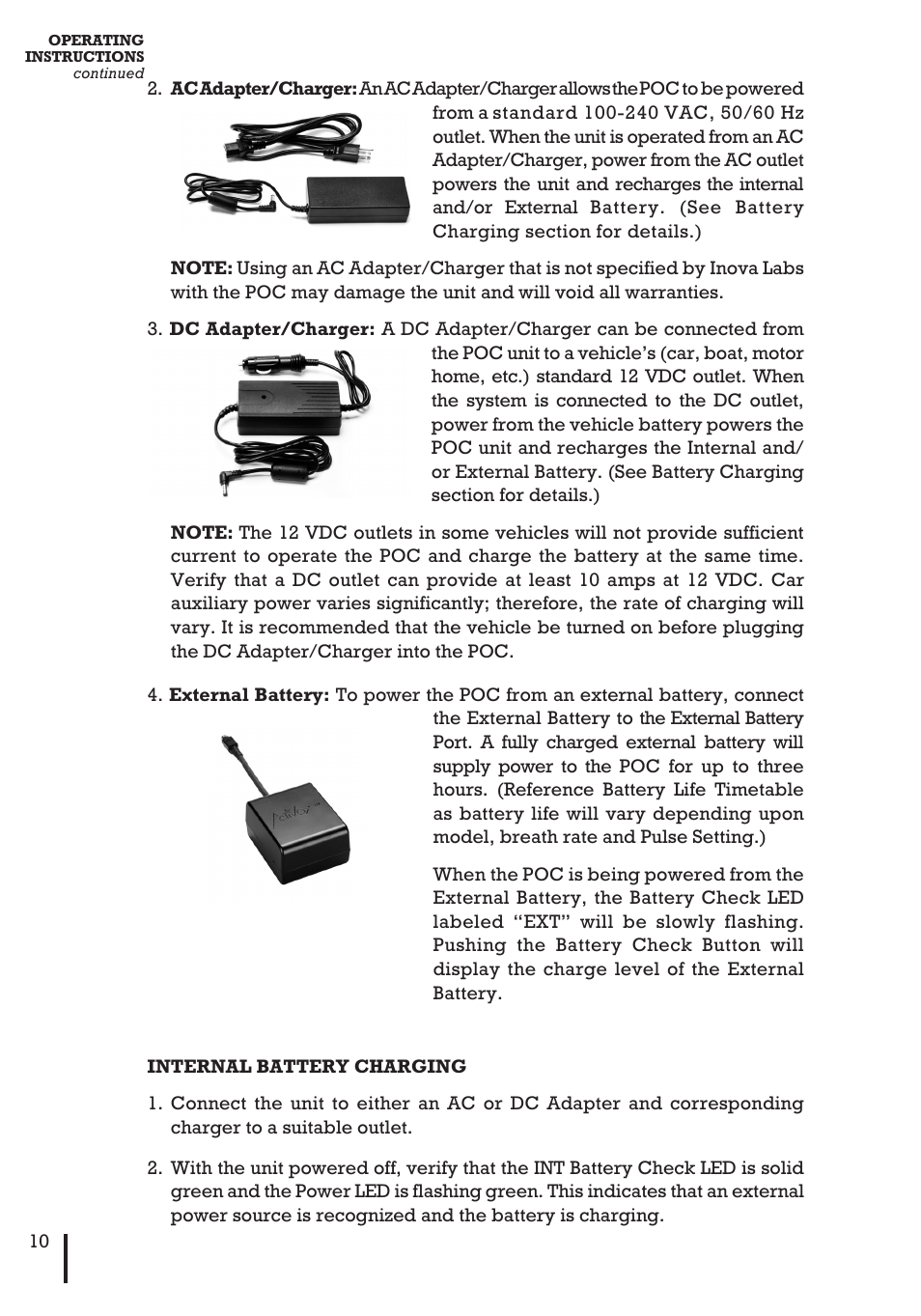 Inova Labs XYC100B-SPT User Manual | Page 12 / 32