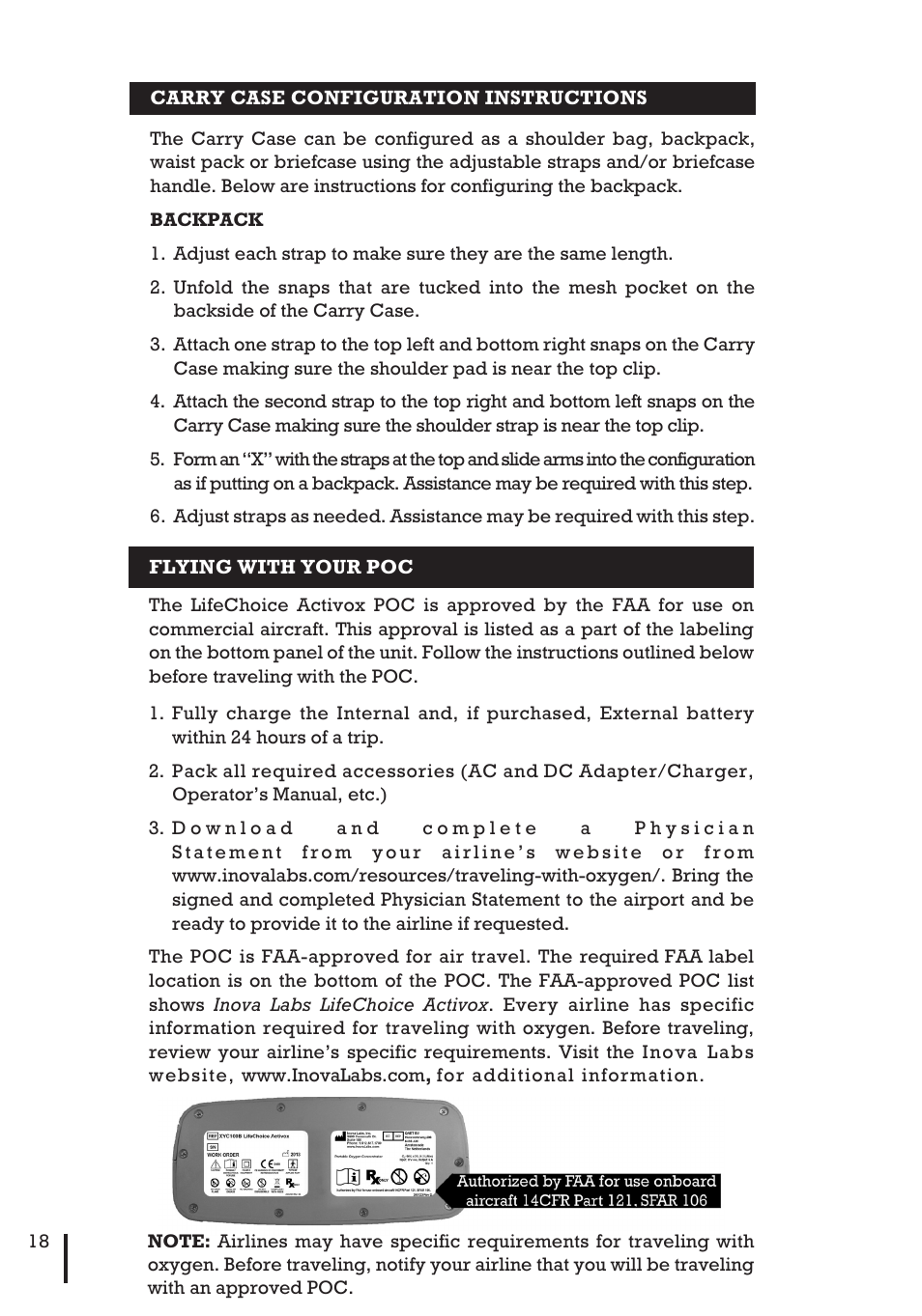 Inova Labs XYC100B-SPT User Manual | Page 20 / 32