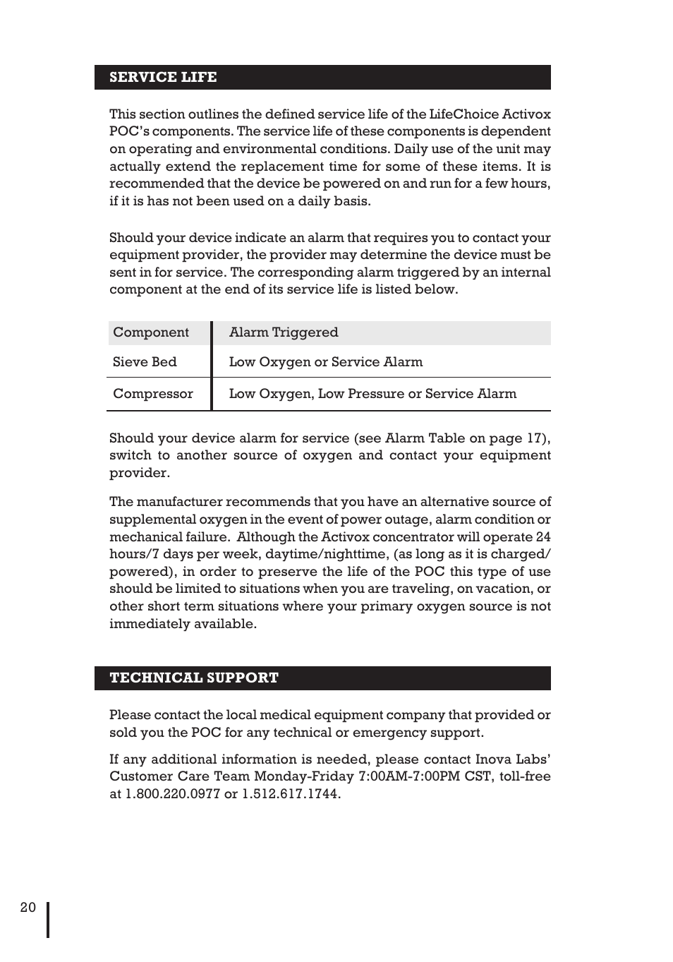 Inova Labs XYC100B-SPT User Manual | Page 22 / 32