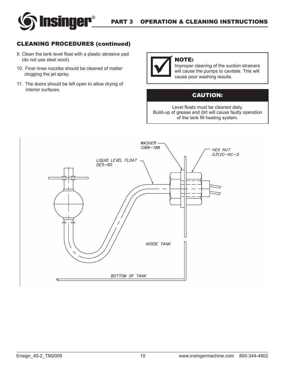 Insinger Ensign 40-2 User Manual | Page 12 / 38