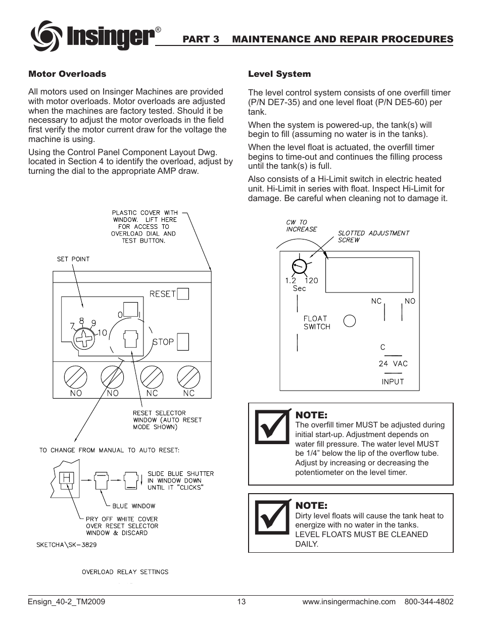 Insinger Ensign 40-2 User Manual | Page 15 / 38