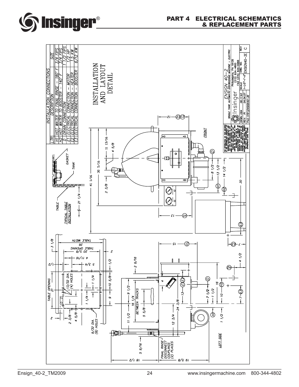 Insinger Ensign 40-2 User Manual | Page 25 / 38