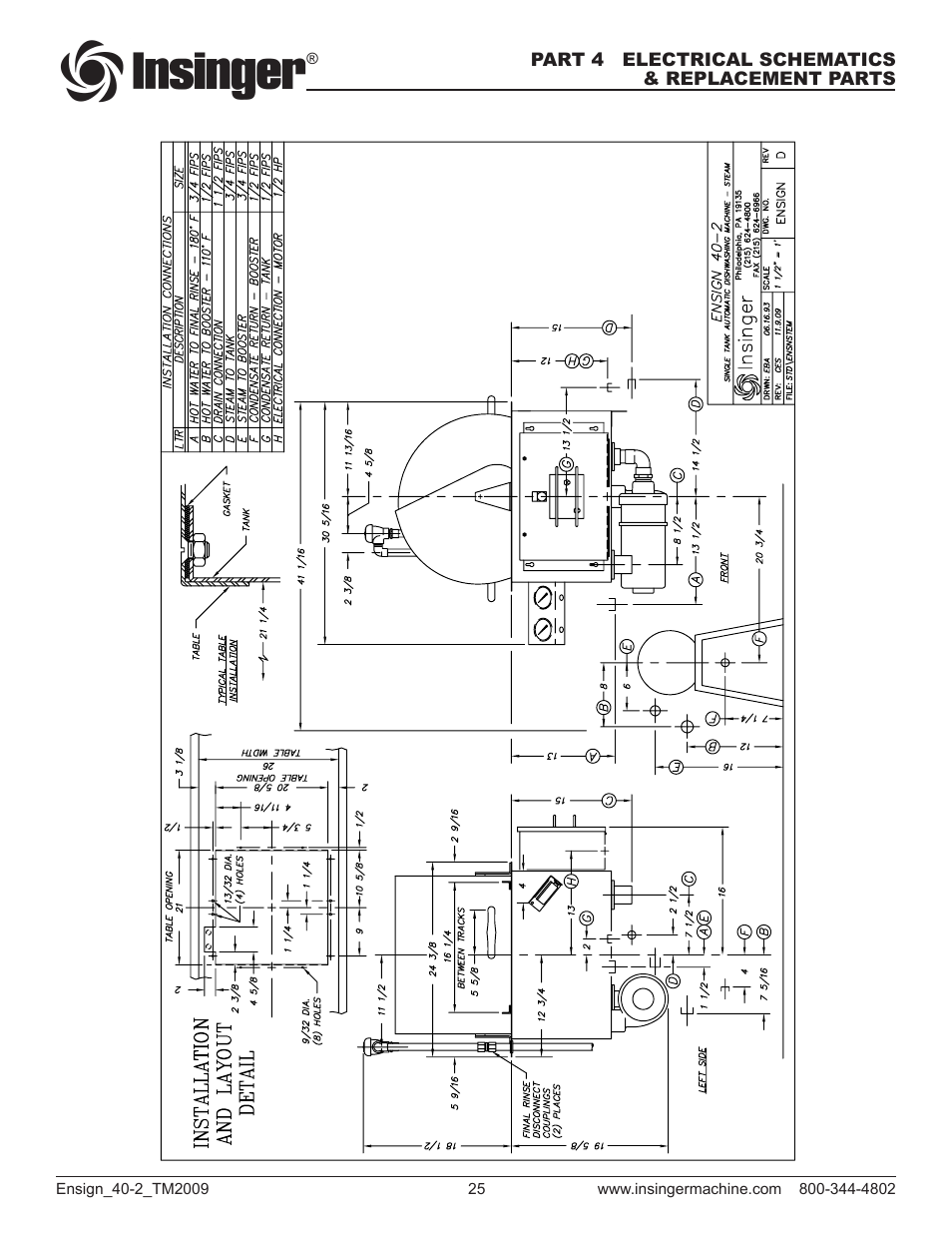 Insinger Ensign 40-2 User Manual | Page 26 / 38