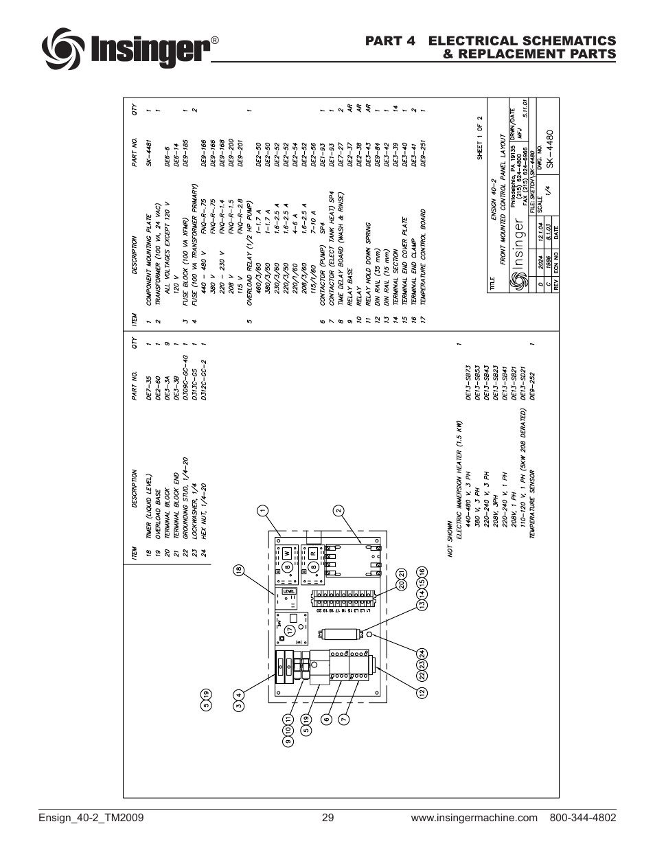 Insinger Ensign 40-2 User Manual | Page 30 / 38