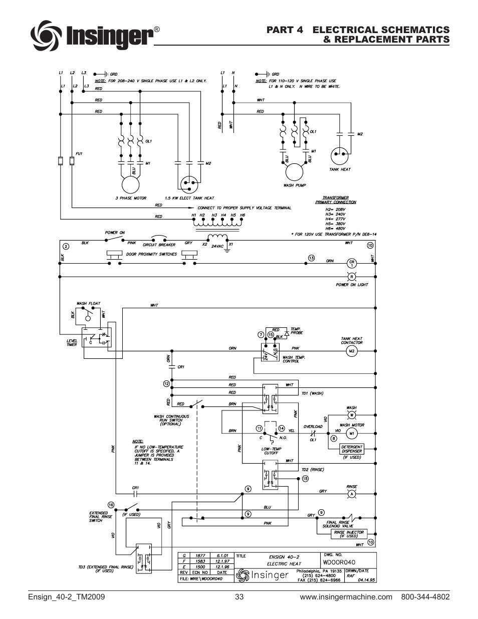 Insinger Ensign 40-2 User Manual | Page 34 / 38