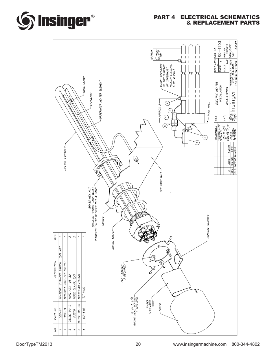 Insinger Commander 18-6 User Manual | Page 22 / 48