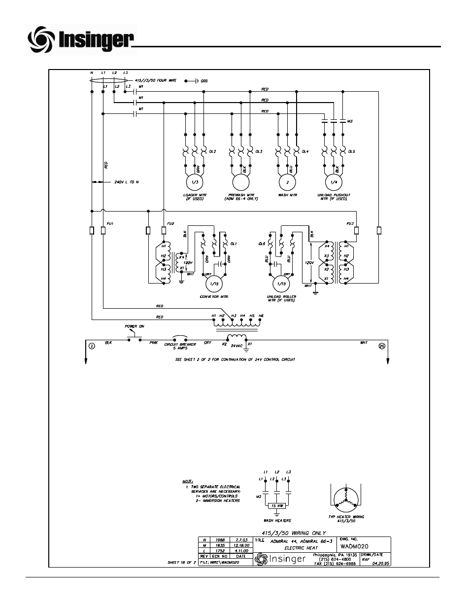 Insinger Admiral 44-4 User Manual | Page 27 / 65