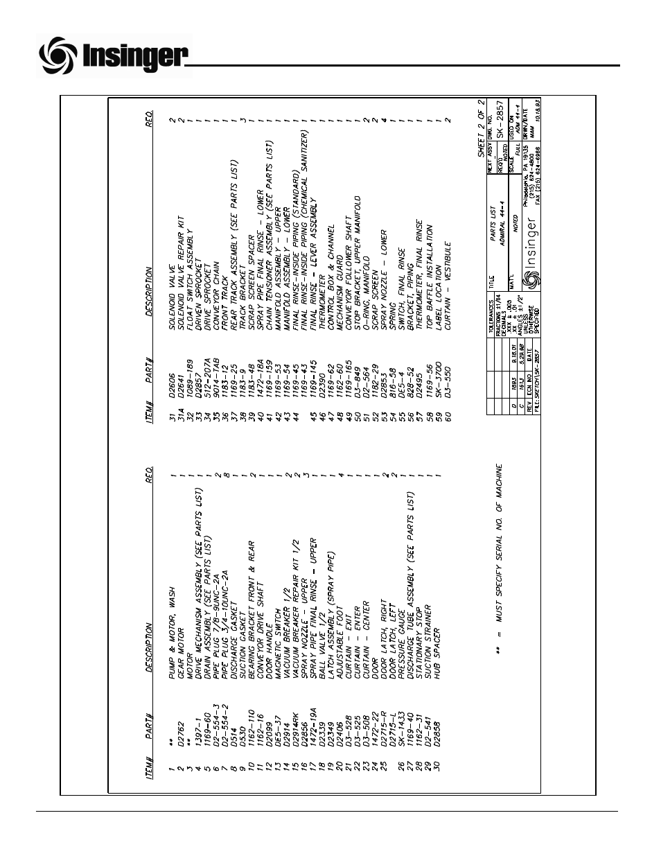 Insinger Admiral 44-4 User Manual | Page 35 / 65