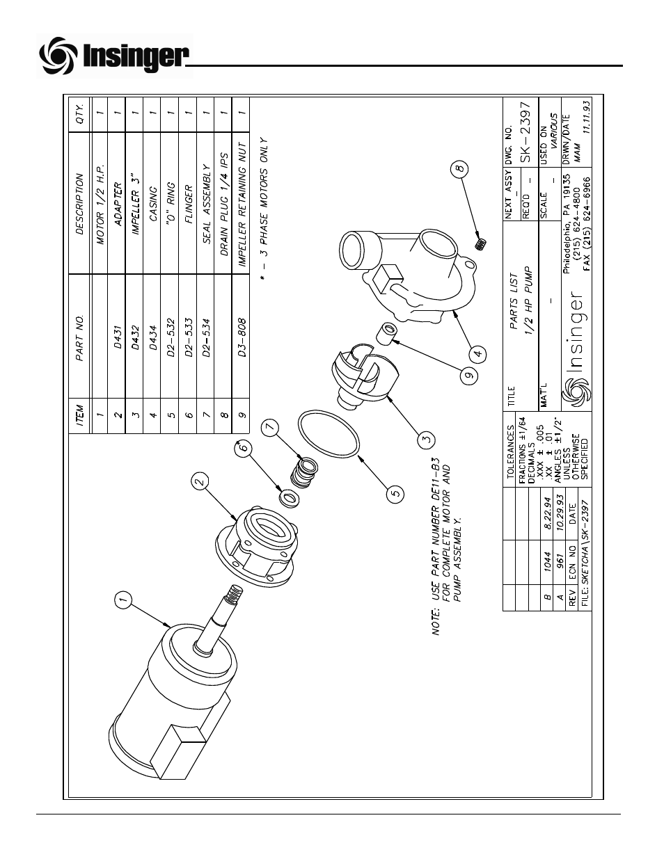 Insinger Admiral 44-4 User Manual | Page 39 / 65