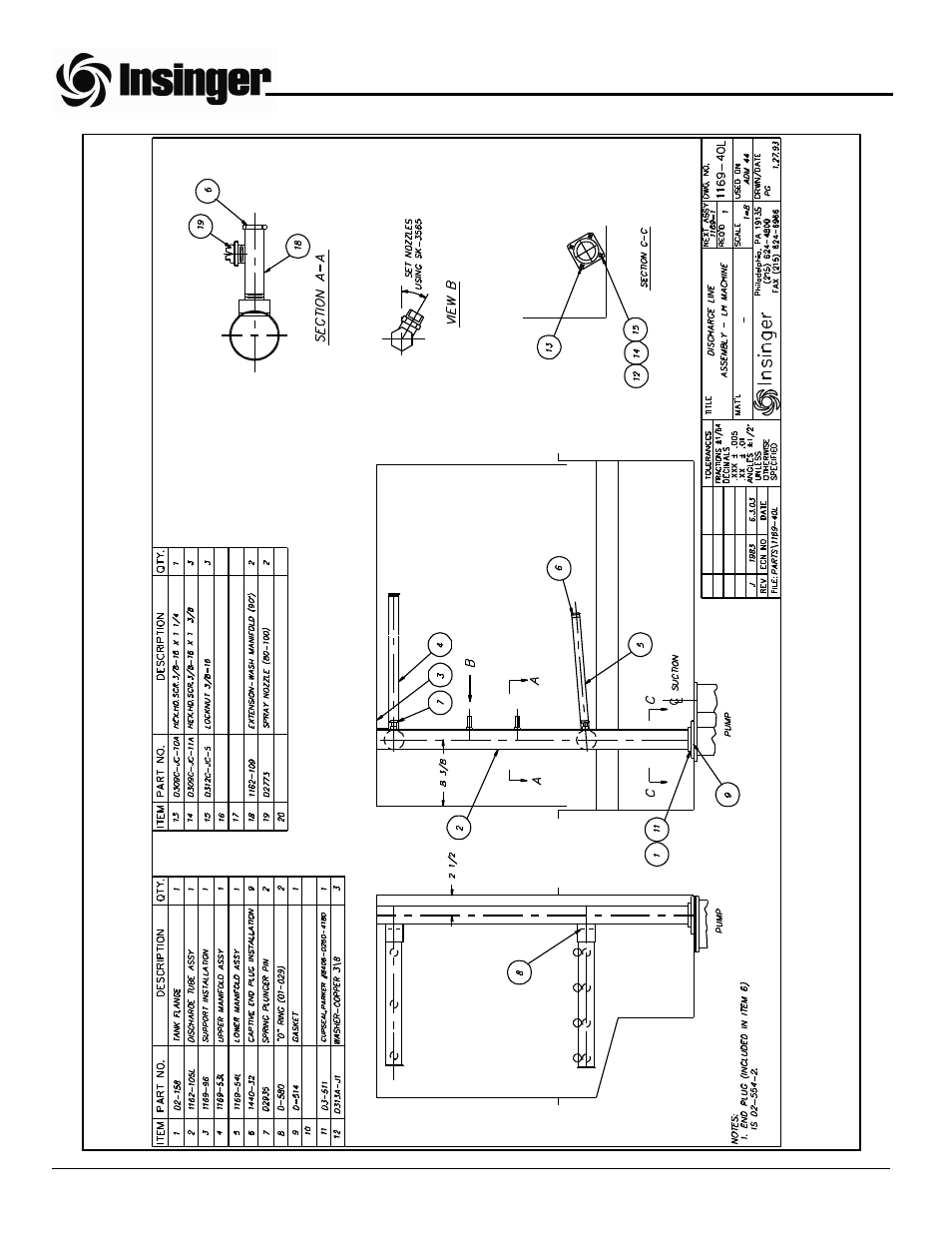 Insinger Admiral 44-4 User Manual | Page 62 / 65