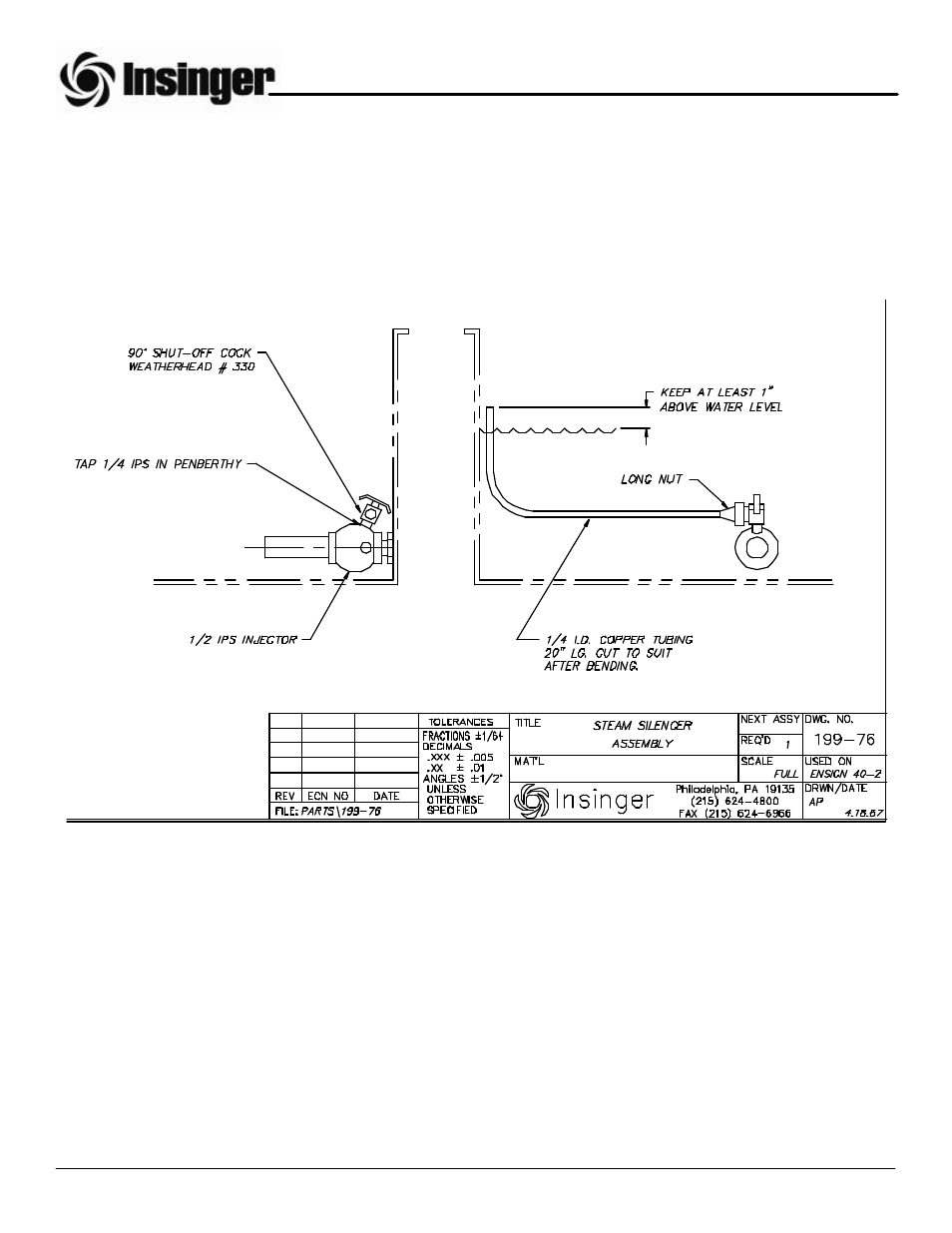 Insinger Master RC User Manual | Page 62 / 74