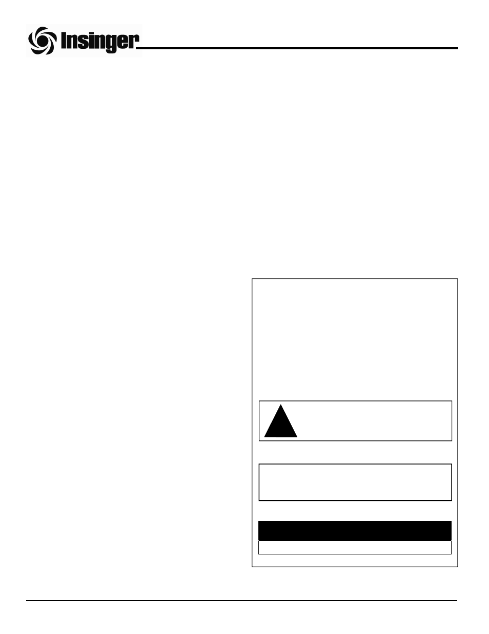 Insinger QuadJet Aqua-Scrubber User Manual | Page 11 / 30