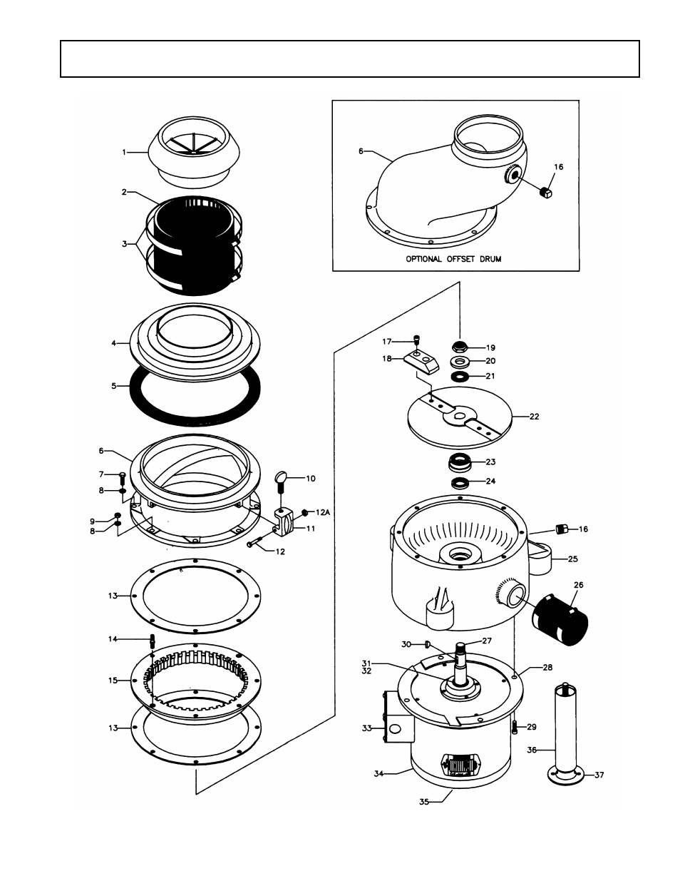 S” series replacement parts diagram | Insinger I Series Food Waste Disposer User Manual | Page 21 / 28