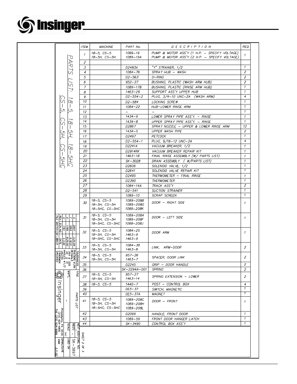 Insinger Commander 18-5 User Manual | Page 39 / 55