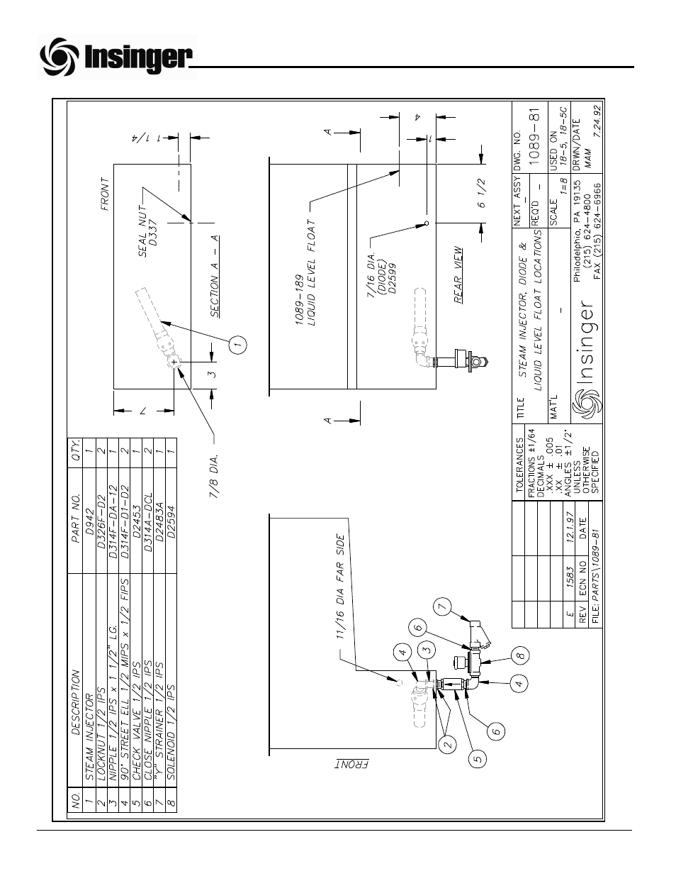 Insinger Commander 18-5 User Manual | Page 46 / 55